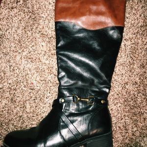 Black and brown boots!